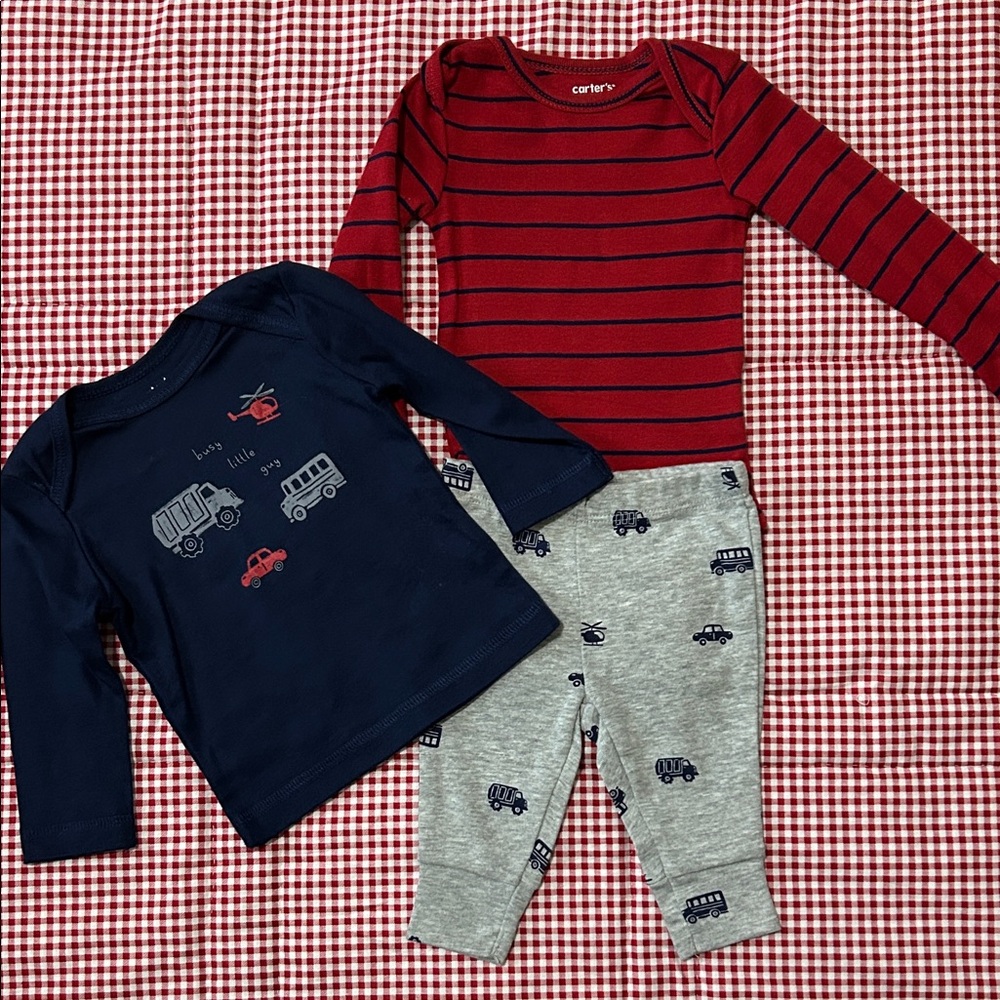 Carter's Red and Navy Vehicle Set